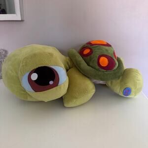 Littlest Pet Shop LPS Jumbo Turtle Plush Stuffed Animal Rare 2005 Hasbro